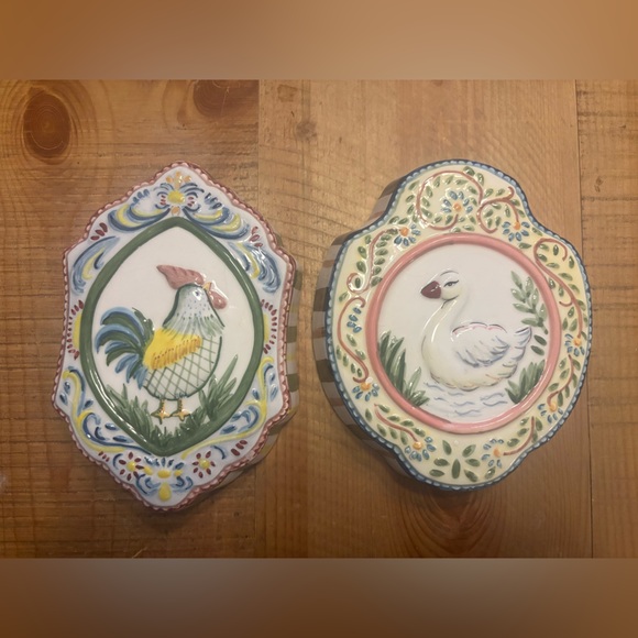 Anthropologie Pastel Animal Wall Plaques - Picture 14 of 14